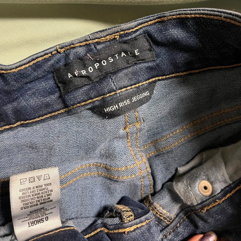 High rise skinny jegging jeans size 0.